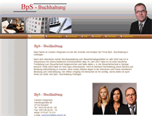 Tablet Screenshot of bps-buero.de